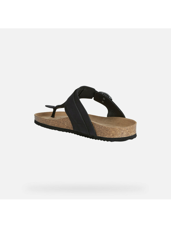 Geox Schwarze Herren-Flip-Flops Geox Ghita