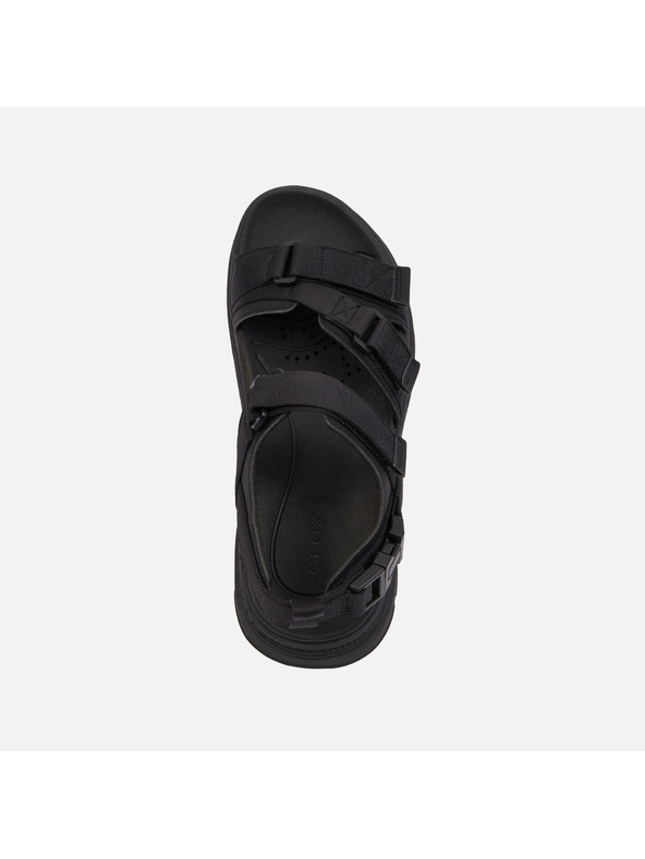 Geox Schwarze Herrensandalen Geox Spherica Actif X S