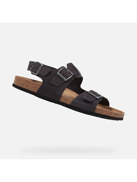Geox Schwarze Herrensandalen Geox Ghita