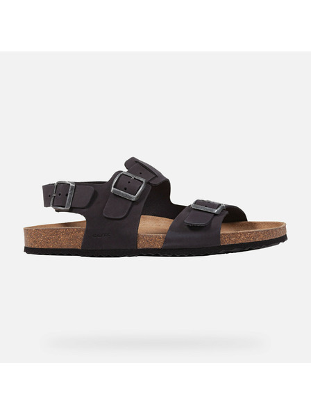 Geox Schwarze Herrensandalen Geox Ghita