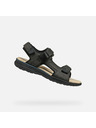 Geox Dunkelbraune Herrensandalen Geox Spherica EC5