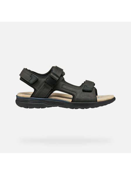 Geox Dunkelbraune Herrensandalen Geox Spherica EC5