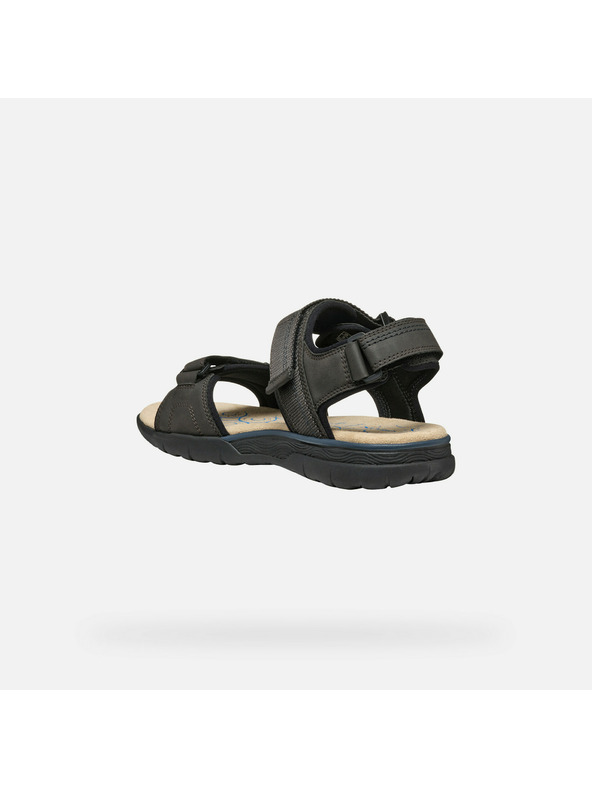 Geox Dunkelbraune Herrensandalen Geox Spherica EC5
