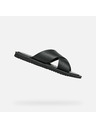 Geox Schwarze Herren-Hausschuhe Geox Erice