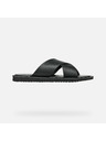 Geox Schwarze Herren-Hausschuhe Geox Erice