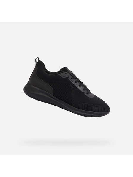 Geox Schwarze Herrenturnschuhe Geox Monreale
