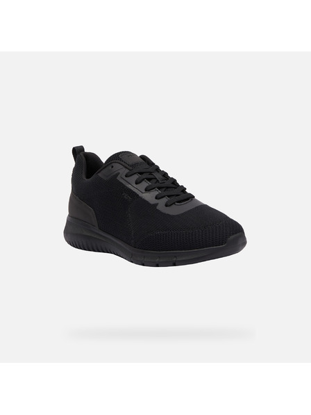 Geox Schwarze Herrenturnschuhe Geox Monreale
