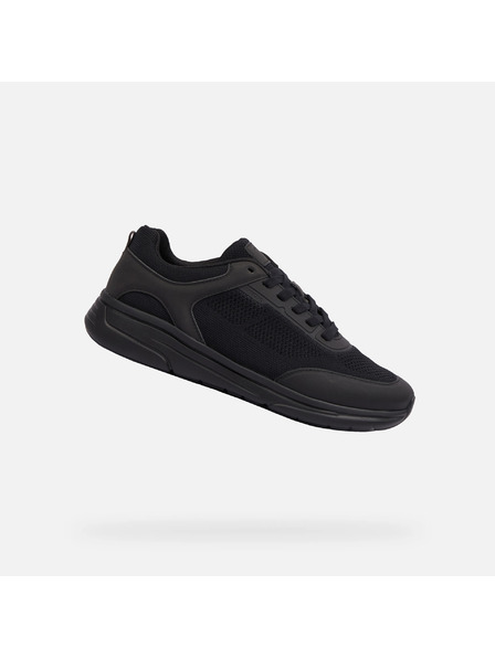 Geox Schwarze Herrenturnschuhe Geox Klaiver