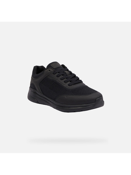 Geox Schwarze Herrenturnschuhe Geox Klaiver