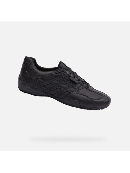 Geox Schwarze Herrenturnschuhe Geox Snake Original