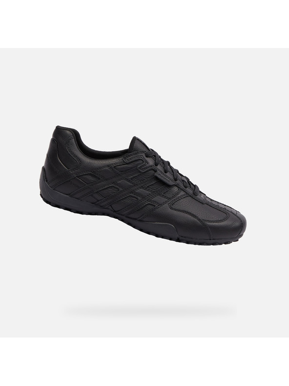 Geox Schwarze Herrenturnschuhe Geox Snake Original