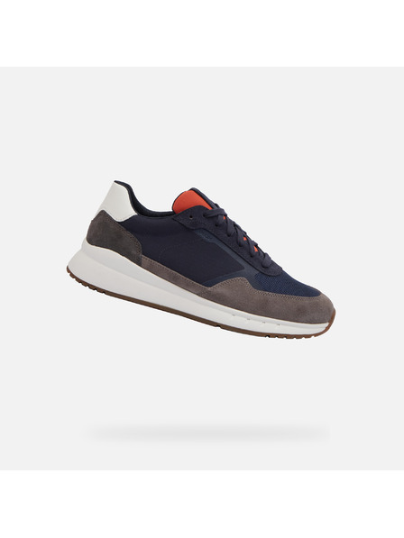 Geox Dunkelgraue Herrenturnschuhe Geox Branthon