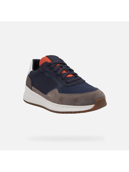 Geox Dunkelgraue Herrenturnschuhe Geox Branthon