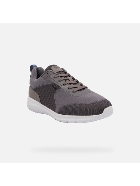 Geox Dunkelgraue Herrenturnschuhe Geox Monreale