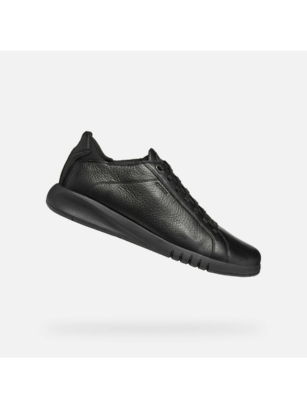 Geox Schwarze Herren-Freizeitschuhe Geox Aerantis