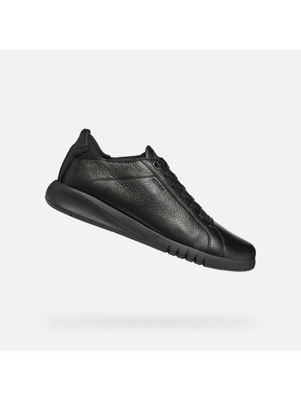 Geox Schwarze Herren-Freizeitschuhe Geox Aerantis