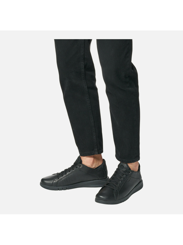 Geox Schwarze Herren-Sneaker Geox Aerantis