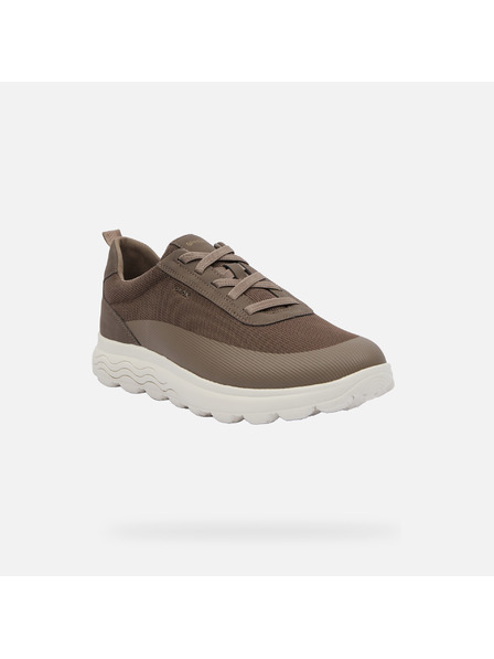 Geox Hellgraue Herren Geox Spherica Turnschuhe