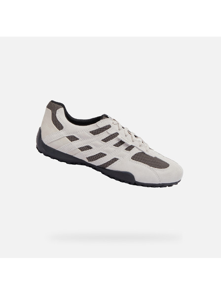 Geox Cremefarbene Herren-Sneaker Geox Snake Original