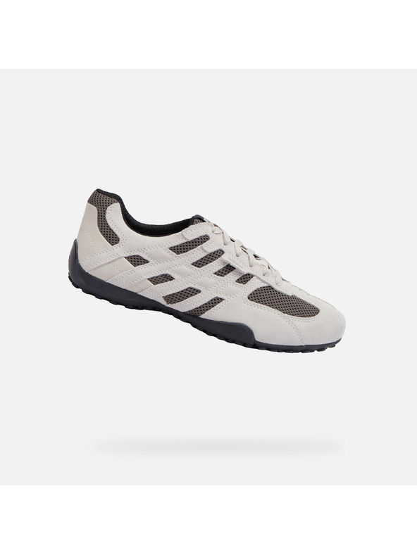Geox Cremefarbene Herren-Sneaker Geox Snake Original