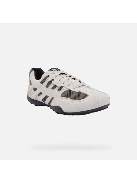 Geox Cremefarbene Herren-Sneaker Geox Snake Original