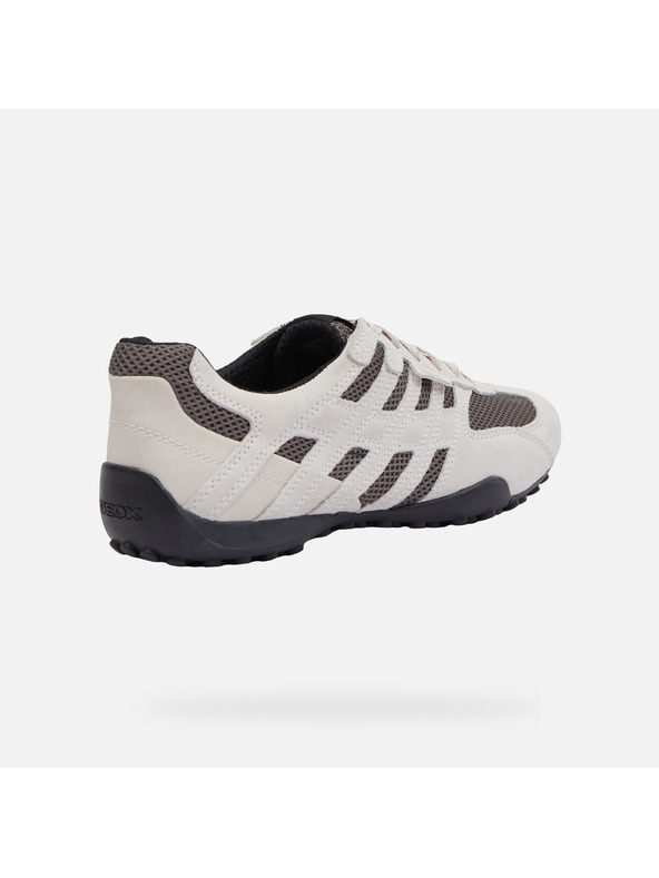 Geox Cremefarbene Herren-Sneaker Geox Snake Original
