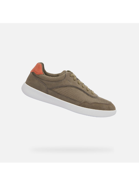 Geox Hellgrüne Herren-Sneaker Geox Rieti