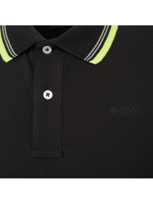 Geox Schwarzes Herren-Poloshirt Geox