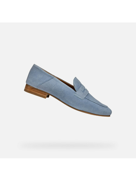 Geox Hellblaue Damen-Mokassins Geox Mantinea