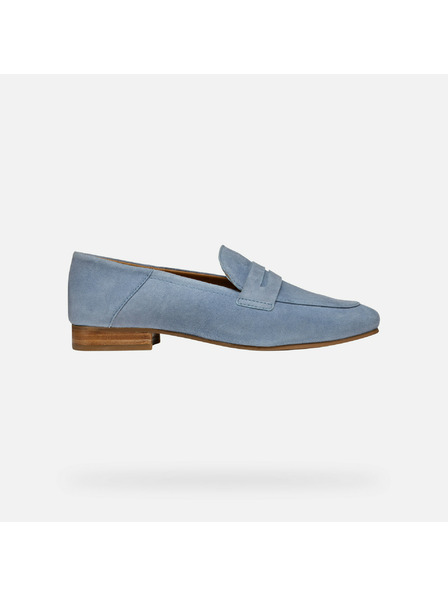 Geox Hellblaue Damen-Mokassins Geox Mantinea