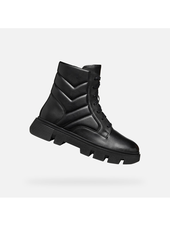 Geox Schwarze Damenstiefel Geox Vilde