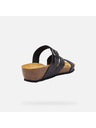 Geox Schwarze Damen-Hausschuhe Geox New Sthellae