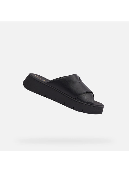 Geox Schwarze Damen-Hausschuhe Geox Dandra 40