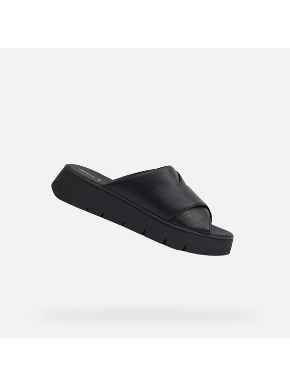 Geox Schwarze Damen-Hausschuhe Geox Dandra 40