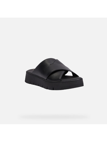 Geox Schwarze Damen-Hausschuhe Geox Dandra 40