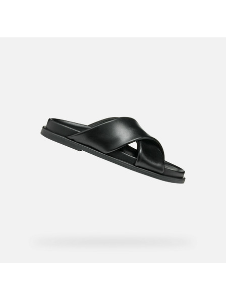Geox Schwarze Damen-Hausschuhe Geox Adelash