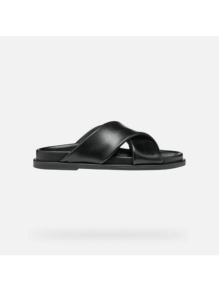 Geox Schwarze Damen-Hausschuhe Geox Adelash