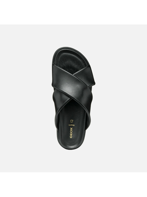 Geox Schwarze Damen-Hausschuhe Geox Adelash