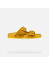 Geox Gelbe Damen-Hausschuhe Geox Sandybett