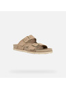 Geox Beige Damen-Hausschuhe Geox Sandybett