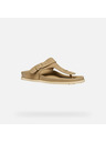 Geox Beige Damen-Zehentrenner Geox Sandybett