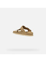 Geox Beige Damen-Zehentrenner Geox Sandybett