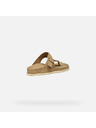 Geox Beige Damen-Zehentrenner Geox Sandybett