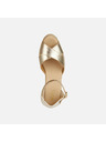 Geox Goldene Damen-Sandalen Geox Gelsa Low