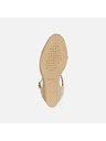 Geox Goldene Damen-Sandalen Geox Gelsa Low