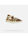Geox Goldene Damen-Sandalen Geox XAN2S