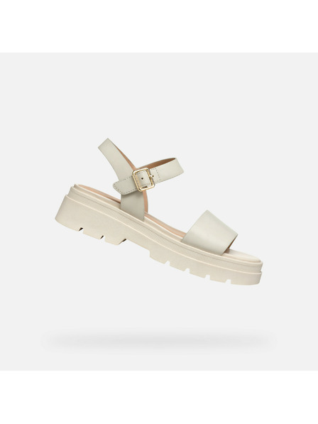 Geox Beige Damen-Sandalen Geox Adacter S