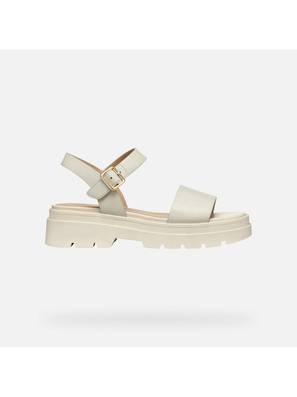 Geox Beige Damen-Sandalen Geox Adacter S
