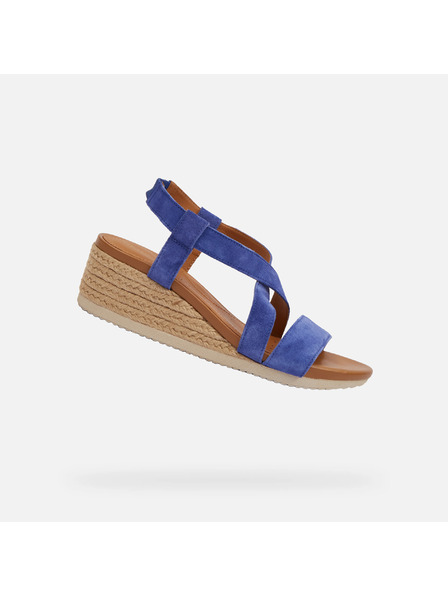 Geox Blaue Damen-Sandalen Geox Ischia Corda