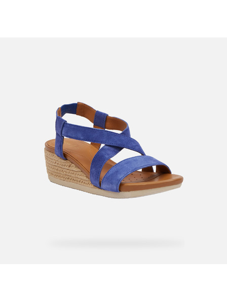 Geox Blaue Damen-Sandalen Geox Ischia Corda